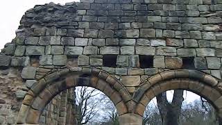 The historic Basingwerk Abbey Cistercian Monks Greenfield Holywell Flintshire Wales UK [upl. by Vocaay]