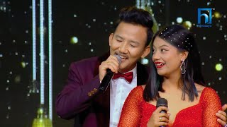 Binod Rai amp Triza Pradhan quotTimilai Kunai Palquot  The Voice of Nepal Season 5 2023 [upl. by Jacenta]