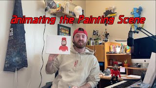 How I made the Painting Scene in my Stop Motion [upl. by Gide]