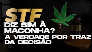 STF julga descriminalização do porte da maconha  AlfaCon [upl. by Adrahc]