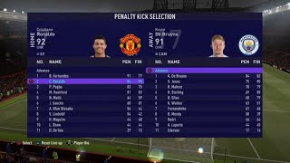 Manchester United vs Manchester City Penalties FIFA 21 [upl. by Audi114]