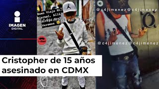 Asesinan a El Cachetes tenía 15 años y delinquía en CDMX tres veces la libró [upl. by Leamse]