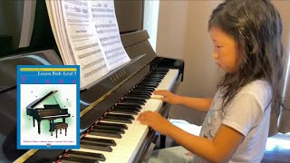 Theme  Alfreds Basic Piano Library Lesson Book Level 5 By Olivia [upl. by Soirtemed]