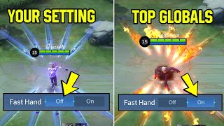 GLOBAL GUSION SECRET SETTINGS 2023 auto fasthand 101 [upl. by Idell304]