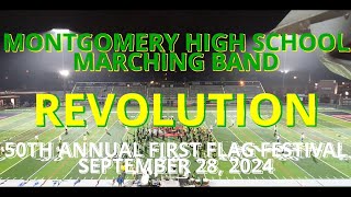 2024 First Flag Band Festival  Montgomery High School Marching Band [upl. by Psyche]