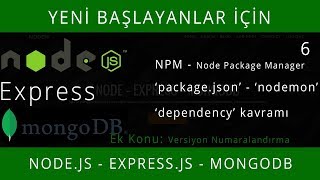 NodeJS  ExpressJS  MongoDB 6 NPM Packagejson Nodemon [upl. by Euqinu]