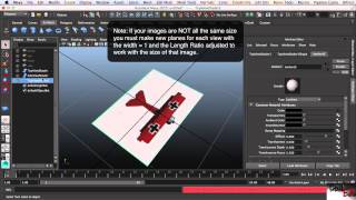 Red Baron Triplane 01  Setting up reference images in Maya for modeling [upl. by Nisaj584]