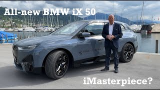 Full review of the BMW iX 50  luxury power cuttingedge technology amp design [upl. by Neyu28]