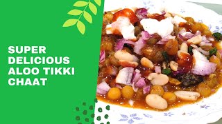 How to make aloo tikki chaataloo tikki chaat recipestreet style aloo tikki chaatsimple and easy [upl. by Vinay811]