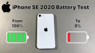 iPhone SE 2020 Battery Test in 2024🔥 100 To 0 [upl. by Ahsinrac]