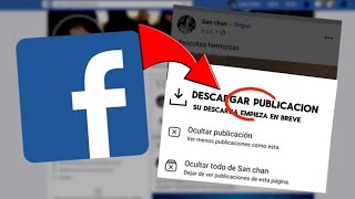 COMO DESCARGAR VIDEOS de FACEBOOK ✅ Muy rápido [upl. by Peder749]