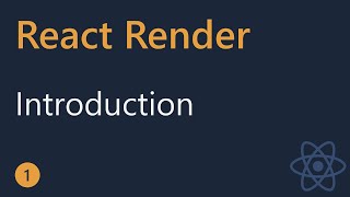 React Render Tutorial  1  Introduction [upl. by Yelats258]