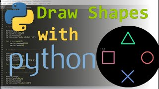 Draw Shapes in Python  Beginners [upl. by Aiyt]