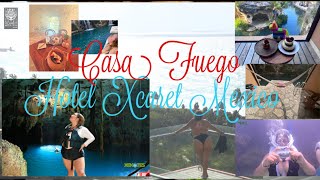 HOTEL XCARET MEXICO VLOG XENSES XPLOR XCARET XENOTES CASA FUEGO [upl. by Ailegna]