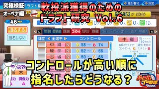 【ペナント検証】6 コントロールが高い順に指名した場合の、成長タイプ別出現割合を徹底検証！【パワプロ2022】 [upl. by Ansley907]