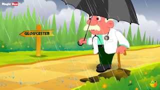 Doctor Foster  English Nursery Rhymes  CartoonAnimated Rhymes For Kids [upl. by Nelleyram]