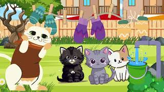 Three Little Kittens kids song [upl. by Esmond]