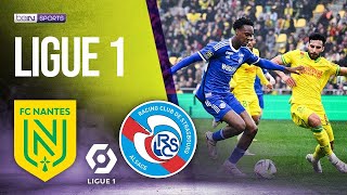 Nantes vs Strasbourg  LIGUE 1 Highlights  031624  beIN SPORTS USA [upl. by Aneeg]