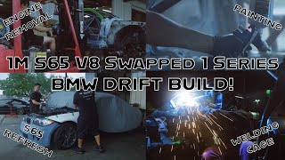 1M S65 V8 Swapped 1 Series BMW DRIFT BUILD  German Auto Sport [upl. by Wilkison247]