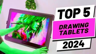 TOP 5 BEST DRAWING TABLETS REVIEW IN 2024 [upl. by Korrie537]