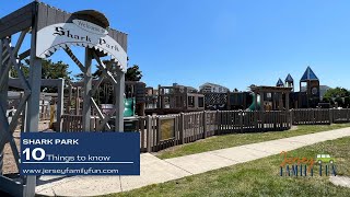 Shark Park Playground in Brigantine NJ [upl. by Zetrom642]