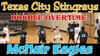 Texas City Stingrays vs McNair Eagles 7th Grade B Team 2018 2019 NEW [upl. by Mudenihc]