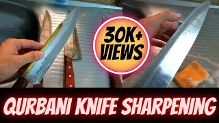 Steps For How To Sharpen a Knife  Knife Sharpening in Traditional Japanese Style URDU HINDI [upl. by Enuj]