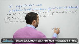 Équations différentielles avec second membre Exercice corrigé 6 Question 14 [upl. by Nakada354]