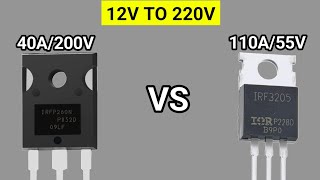 12V TO 220V Inverter Circuit Using Low and High Voltage Mosfets [upl. by Ejrog]