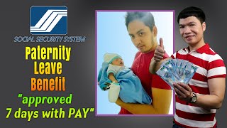 PATERNITY LEAVE BENEFIT APPROVED SSS 2024｜Paano Mag File At Ma Approved Sa SSS Paternity Leave [upl. by Ilak]