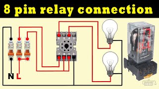 8 pin relay connection practical video [upl. by Aliza]