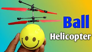 HOW TO MAKE BALLS HELICOPTER FLYING BALL ΤΟΥ  HELICOPTER [upl. by Acinorav]