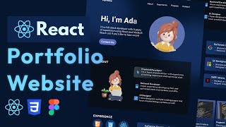 Complete React Portfolio Website Tutorial  Build amp Deploy  Beginners Tutorial [upl. by Niddala]