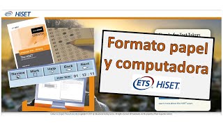 ¿Cómo son los formatos en papel y en computadora del HiSET ¿Cuál es mejor [upl. by Carena]