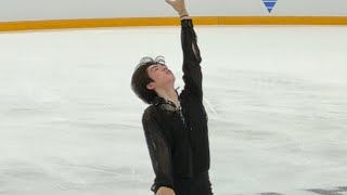 차준환 Junhwan Cha 2024 Finlandia trophy Day1 short Runthru [upl. by Naujd]