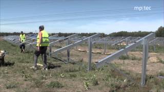 Photovoltaik Wie eine 5 MW Freilandanlage ensteht [upl. by Yeslaehc]