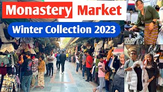 Monastery Market Delhi  winter collection 2024  tibetan market in Delhi  monastery market 2024 [upl. by Roselia]