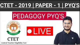 CTET  2019  CDP  PYQs  PEDAGOGY [upl. by Caruso]