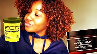 Renpure curl defining cremeCurly hair routine [upl. by Egon]