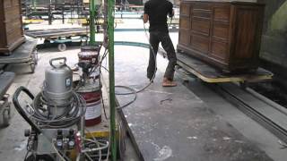 COSMOSTAR CY1300AA Air Assisted Airless Sprayer for Furniture Painting [upl. by Crispen]