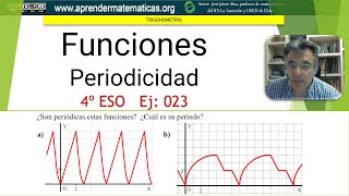 Estudio de la periodicidad conociendo la gráfica 4 ESO 07 023 José Jaime Mas [upl. by Eillah275]