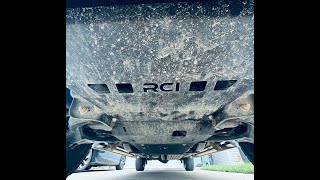 RCI Transmission Skid Plate Install 2015 50 F150 [upl. by Nissy397]