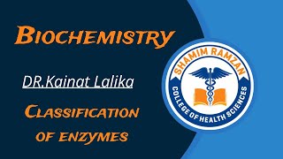 Biochemistry Classification of Enzymes [upl. by Ratha]