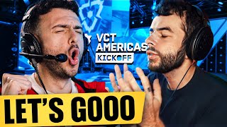 Tarik Reacts to Sentinels vs 100 Thieves  ELIMINATION MATCH  VCT Americas 2024 KICKOFF [upl. by Oniger783]