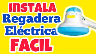 instalación de Regadera Eléctrica edgarelectricoplomeeo [upl. by Ahsercul]