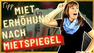 SchrittfürSchrittANLEITUNG Mieterhöhung Mietspiegel auf ortsübliche Vergleichsmiete 📈🤓 [upl. by Alenoel281]