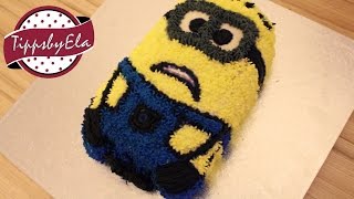 Minion Torte Minions selber machen Anleitung Deutsch [upl. by Morgenthaler93]