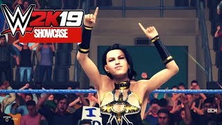 WWE 2K19 DIVA CAW Showcase Elsa Holmburg  Entrance All Moves PS4 [upl. by Fronniah702]