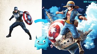 Avengers as Luffy  Onepiece [upl. by Prue852]