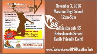 The Big Kahuna Whos Got Game Basketball Tournament Nov 3 2018 Marathon Florida Keys [upl. by Aneehta]